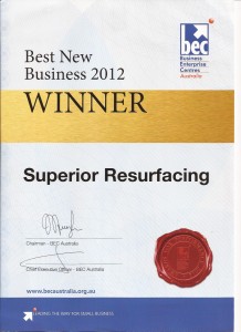 superior resurfacing business award